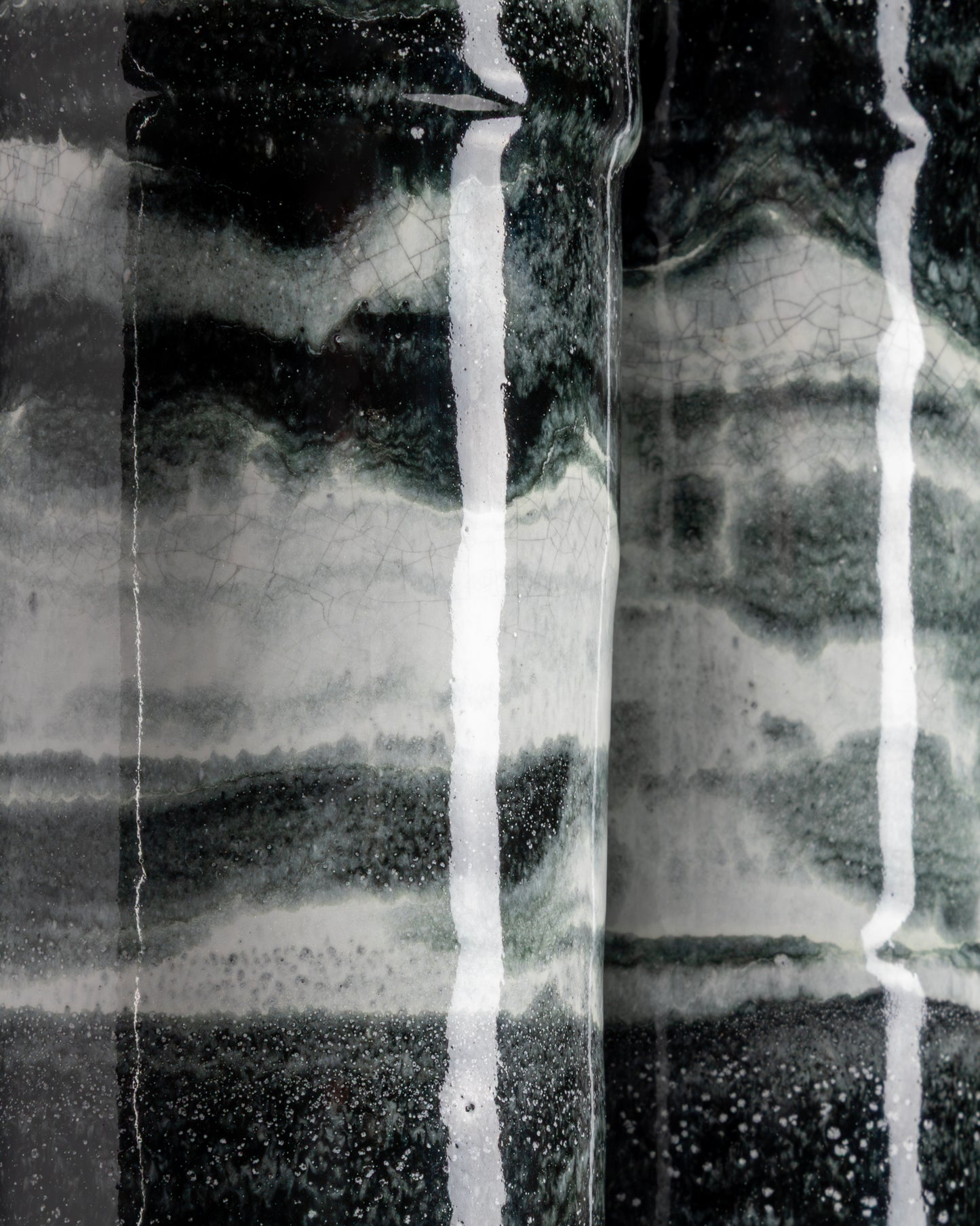 Black Sea, Black Sky. Monument Vase Pair.