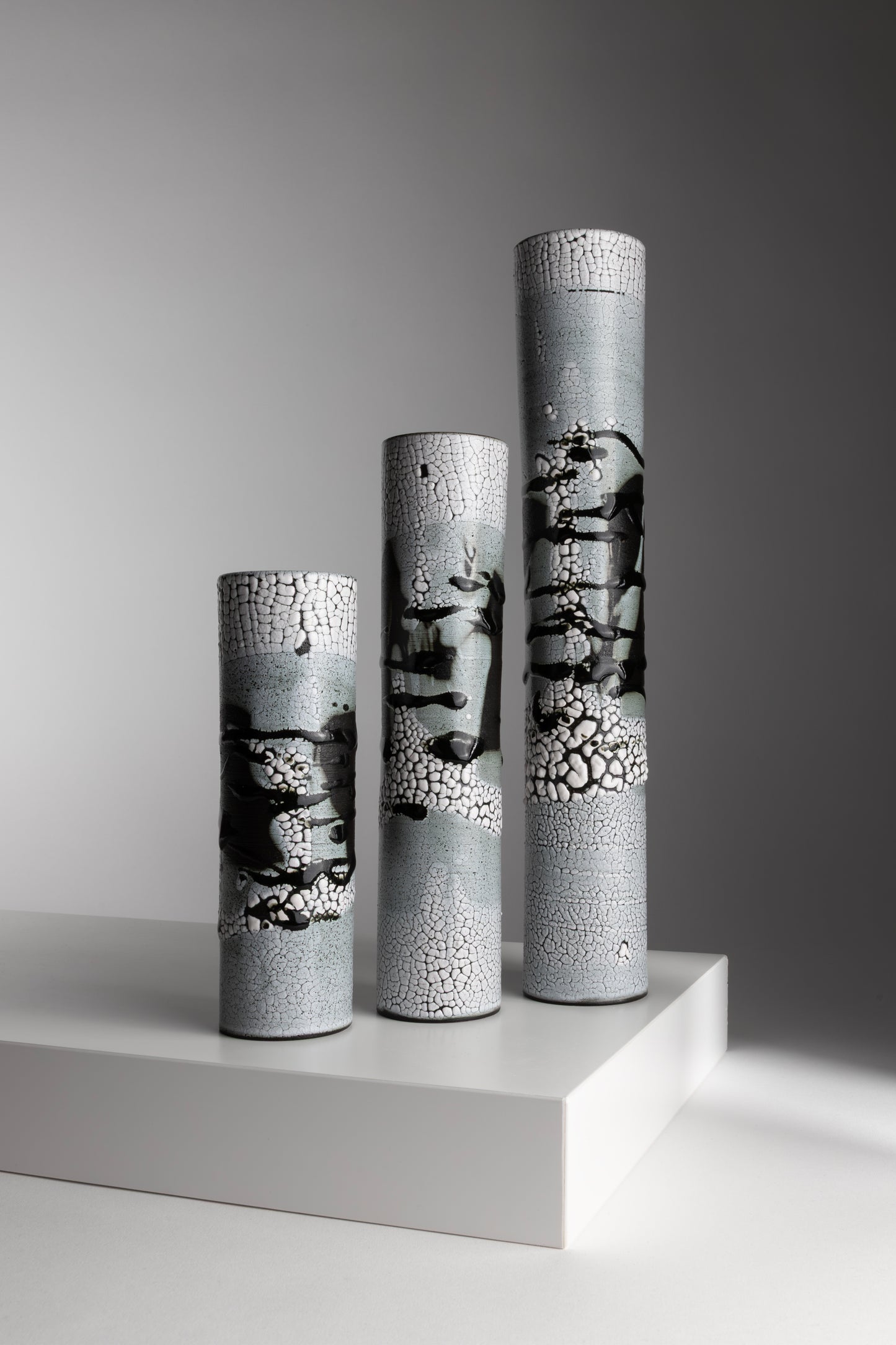 Column Vase Trio