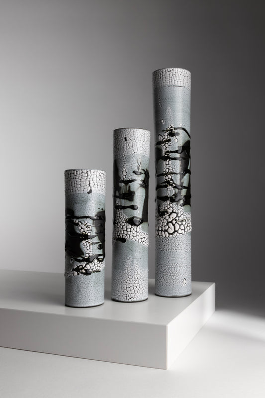 Column Vase Trio