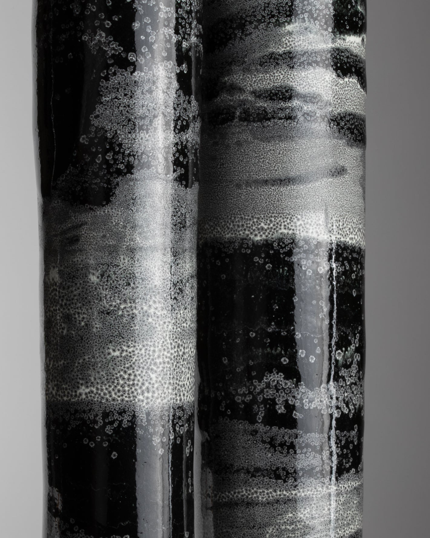 Black Sky, Black Sea. Monument Vase Pair II